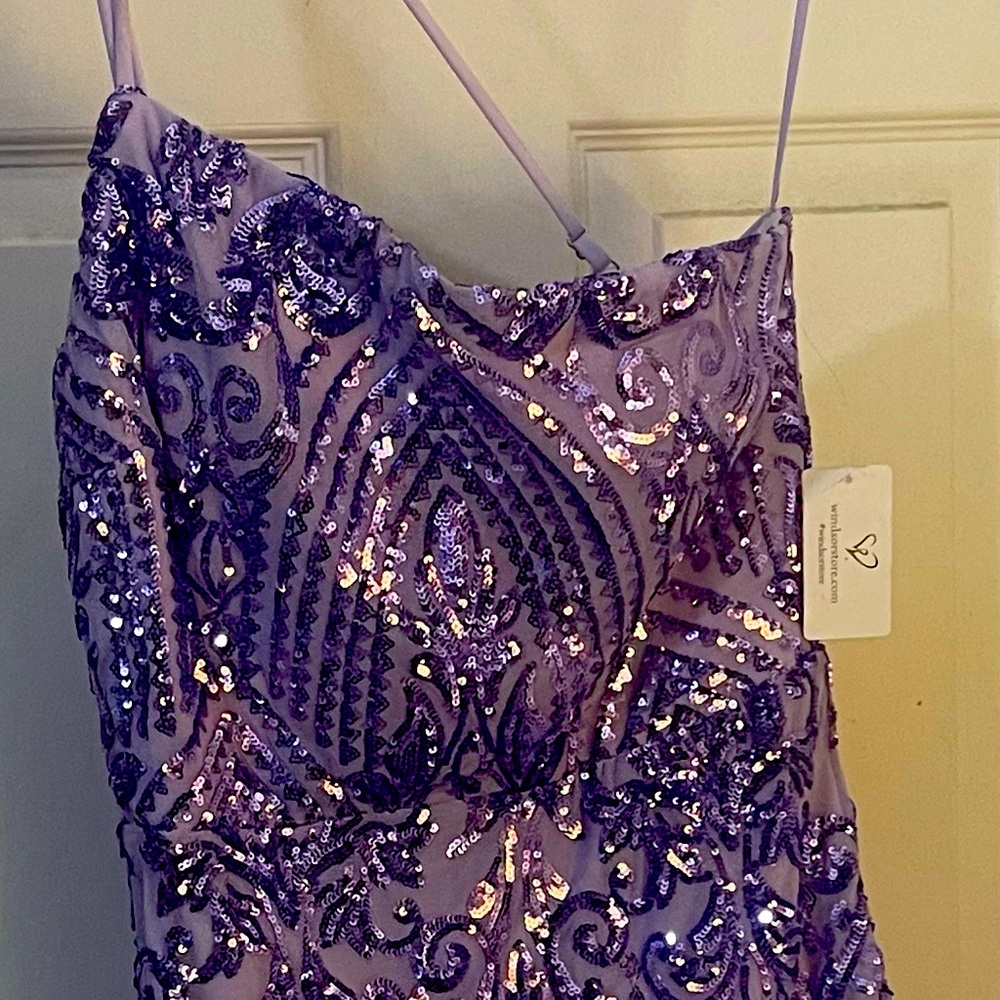 Purple Sequin Cocktail/Prom/Homecoming Bodycon Dress